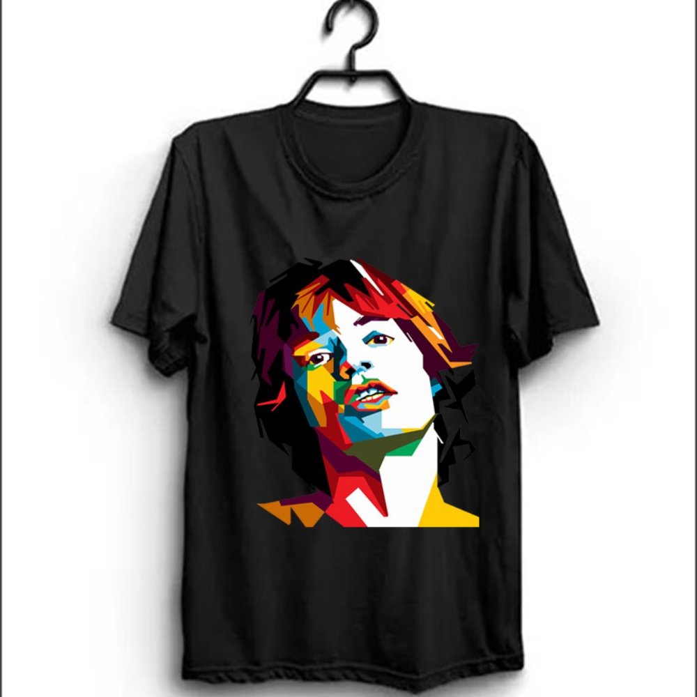 Mick Jagger T-Shirt, The Rolling Stones Essential T-Shirt - Picture 1 of 1